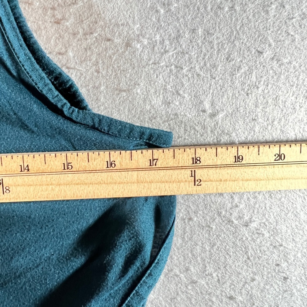 853 | Gymshark Gold's Gym Logo Graphic Cropped Tank Top Teal Blue Womens S - Picture 5 of 8